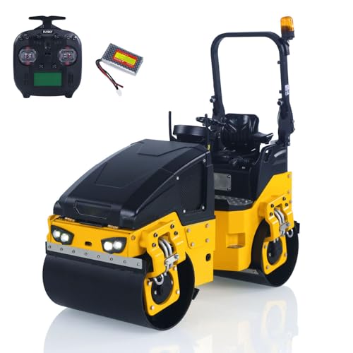 TOUCAN RC HOBBY 1/14 Metall RC Elektrische Straßenwalze BOM BW120AD RTR Ferngesteuertes Baufahrzeugmodell Flysky ST8 Radio Batterie Lichtsystem Für Besonderes Geschenk Deutschland auf Lager von TOUCAN RC HOBBY