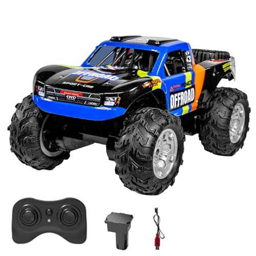 TOUCAN RC HOBBY 1/14 Q205 2,4G RC Geländewagen 4 * 4 Elektrisches Funkgesteuertes Stuntauto 360-Grad-Drehung Amphibischer wasserdichter Pickup Truck RTR Outdoor von TOUCAN RC HOBBY