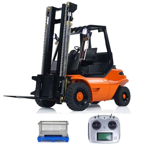 TOUCAN RC HOBBY 1/14 RC Hydraulik-Gabelstapler mit Rädern Transportwagen Metall RC Baumaschinen Modell Licht Sound I6S Fernbedienung TOUCAN RC HOBBY 1/14 RC Hydraulik-Gabelstapler mit Rädern Transportwagen Metall RC Baumaschinen Modell Licht Sound I6S Fernbedienung von TOUCAN RC HOBBY