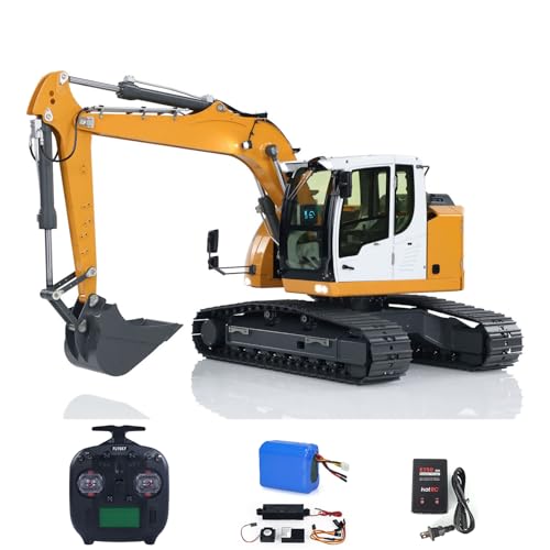 TOUCAN RC HOBBY 1/14 RC Hydraulikbagger R920 JDM-208 Metall Ferngesteuertes Baggermodell Sound Outdoor-Enthusiasten-Modell TOUCAN RC HOBBY 1/14 RC Hydraulikbagger R920 JDM-208 Metall Ferngesteuertes Baggermodell Sound Outdoor-Enthusiasten-Modell von TOUCAN RC HOBBY
