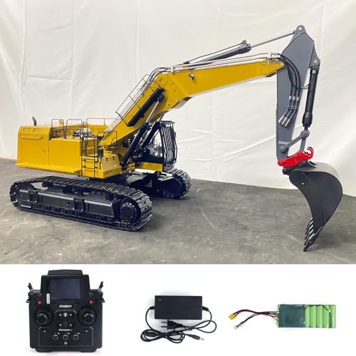 TOUCAN RC HOBBY 1/14 RC Hydraulischer Abbruchbagger 374 UHD 4-Arm PL18EV Funksteuerung Bagger für Erwachsene von TOUCAN RC HOBBY