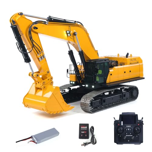 TOUCAN RC HOBBY 1/14 RC Hydraulischer Schwerbagger 395F Metallfernbedienung Bagger Fertiges Erwachsenenmodell 1,0 l Doppelpumpe Paladin PL18EV LITE Radio TOUCAN RC HOBBY 1/14 RC Hydraulischer Schwerbagger 395F Metallfernbedienung Bagger Fertiges Erwachsenenmodell 1,0 l Doppelpumpe Paladin PL18EV LITE Radio von TOUCAN RC HOBBY