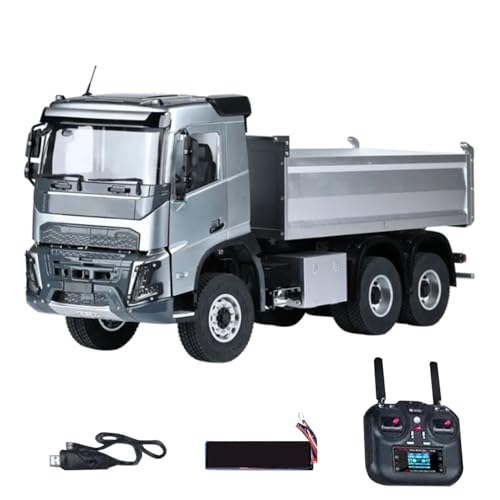 TOUCAN RC HOBBY 1/14 RC Muldenkipper 6X4 Elektrohebefernbedienung Kipper VO Metall Antriebswellen Fahrgestell Modellfahrzeug RTR von TOUCAN RC HOBBY