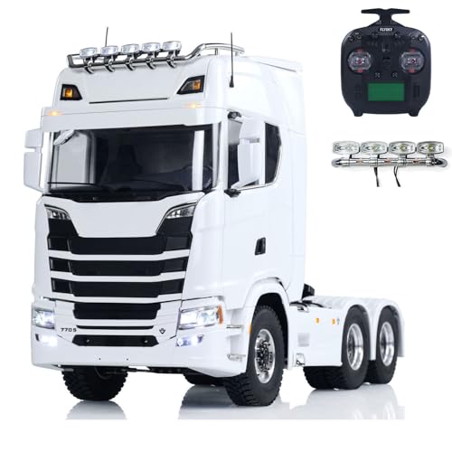 TOUCAN RC HOBBY 1/14 RC Traktor Truck Metall Chassis 6x6 Ferngesteuertes Auto 2-Gang-Getriebe von TOUCAN RC HOBBY