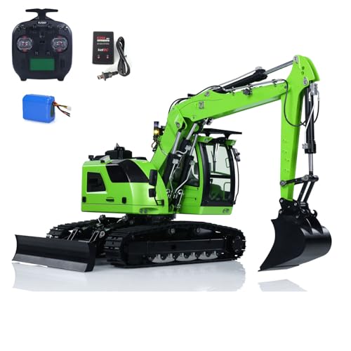 TOUCAN RC HOBBY 1/14 Schnitt RC Hydraulik Bagger LR 914 Metall Fernbedienung Bagger 5-Wege Ventil RTR BAU Auto ST8 Radio Batterie von TOUCAN RC HOBBY