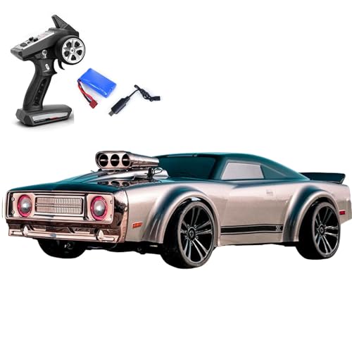 TOUCAN RC HOBBY 1/16 2,4 GHz Fernbedienung Muscle Car SCY 16303 4WD RC Drift Fahrzeug RC390 Bürstenmotor Planetengetriebe Diff Kein Soundsystem Für Hobby von TOUCAN RC HOBBY