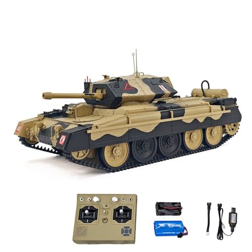 TOUCAN RC HOBBY 1/16 2,4G RC Militärpanzer CoolBank Crusader MK III Drahtlose Steuerung Kampfpanzermodell 360°-Turm Drehbarer Rauch Ton Lichter RTR Outdoor TOUCAN RC HOBBY 1/16 2,4G RC Militärpanzer CoolBank Crusader MK III Drahtlose Steuerung Kampfpanzermodell 360°-Turm Drehbarer Rauch Ton Lichter RTR Outdoor von TOUCAN RC HOBBY