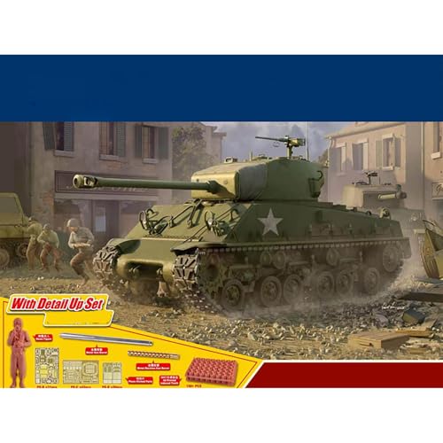 TOUCAN RC HOBBY 1/16 61619 M4A3E8 Medium Tank Early Plastic Static Model Armor Kit von TOUCAN RC HOBBY