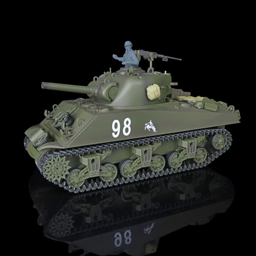 TOUCAN RC HOBBY 1/16 Henglong Modell Kunststoff USA M4A3 Sherman Statischer Panzer 3898 ohne Hauptplatine für 14 Jahre von TOUCAN RC HOBBY