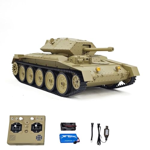 TOUCAN RC HOBBY 1/16 RC Kampfpanzer CoolBank Crusader MK III 2.4G Fernbedienung RTR Militärpanzermodell 360° Turm drehbar Rauch Ton Lichter Outdoor TOUCAN RC HOBBY 1/16 RC Kampfpanzer CoolBank Crusader MK III 2.4G Fernbedienung RTR Militärpanzermodell 360° Turm drehbar Rauch Ton Lichter Outdoor von TOUCAN RC HOBBY