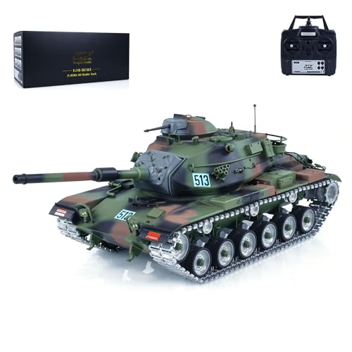 TOUCAN RC HOBBY 1/16 RC Panzer M60A3 Metallräder Getriebe BB Infrarot Battle Toy Barrel Recoil RTR TOUCAN RC HOBBY 1/16 RC Panzer M60A3 Metallräder Getriebe BB Infrarot Battle Toy Barrel Recoil RTR von TOUCAN RC HOBBY