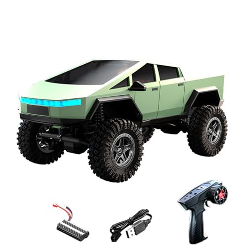 TOUCAN RC HOBBY 1/18 2,4G Fernbedienung Rock Crawler Auto RC Kletterauto 4 * 4 Fahrzeug RTR 2-Gang-Getriebe 370 Bürstenmotor Batterie LED-Licht Outdoor von TOUCAN RC HOBBY