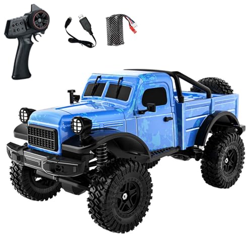 TOUCAN RC HOBBY 1/18 2,4G RC Pickup Truck 4 * 4 Ferngesteuertes Rock Crawler Auto 12KM/H C8813 Crawler 370 Bürstenmotor ESC Ready to Go Batterie Outdoor TOUCAN RC HOBBY 1/18 2,4G RC Pickup Truck 4 * 4 Ferngesteuertes Rock Crawler Auto 12KM/H C8813 Crawler 370 Bürstenmotor ESC Ready to Go Batterie Outdoor von TOUCAN RC HOBBY