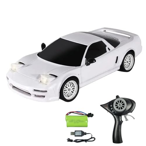 TOUCAN RC HOBBY 1/18 2.4G Ferngesteuertes Drift-Auto LDA02 RTR Modell 4*2 RWD Rennfahrzeuge Flip Light Akku Motor USB Charge von TOUCAN RC HOBBY
