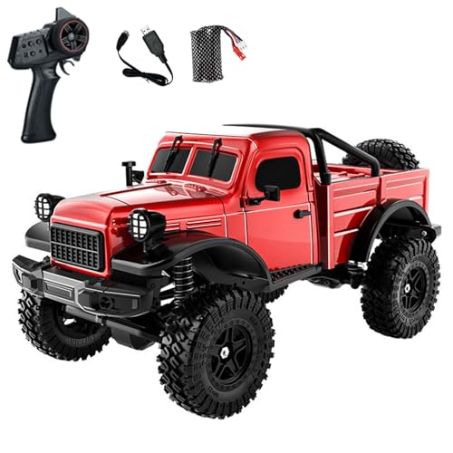 TOUCAN RC HOBBY 1/18 Ferngesteuertes 4WD Rock Crawler Auto Simulation Pickup Truck 2,4 GHz RC Crawler Bürstenmotor Batterie Licht Betriebsbereit im Freien TOUCAN RC HOBBY 1/18 Ferngesteuertes 4WD Rock Crawler Auto Simulation Pickup Truck 2,4 GHz RC Crawler Bürstenmotor Batterie Licht Betriebsbereit im Freien von TOUCAN RC HOBBY