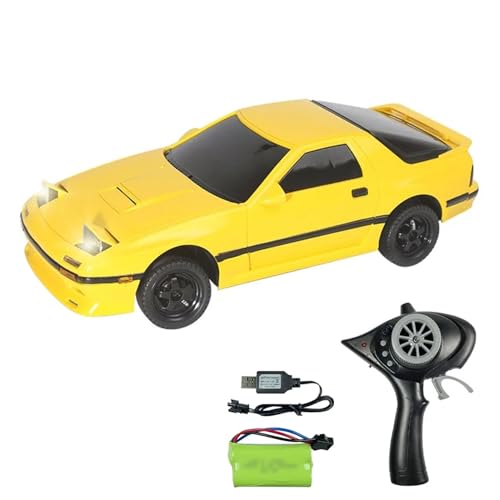 TOUCAN RC HOBBY 1/18 LDRC 2.4G Radio Control Drift Auto 4 × 2 Rennfahrzeug Linear Geschwindigkeit 10 km/h Flip Light Batterie Motor USB-Lade Spielzeug von TOUCAN RC HOBBY