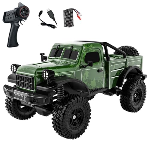 TOUCAN RC HOBBY 1/18 RC Geländewagen C8813 4 * 4 2,4 GHz Fernbedienung Simulation Pickup Truck Kletterauto RTR Bürstenmotor Wasserdicht ESC Outdoor von TOUCAN RC HOBBY