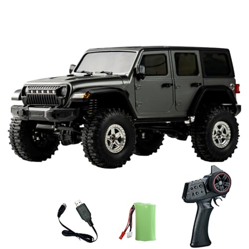 TOUCAN RC HOBBY 1/18 RC Rock Crawler Auto 4 * 4 Fernbedienung Simulation Off Road Auto C8801 RTR Crawler Batterie 370 Bürstenmotor ESC LED Lichter Outdoor von TOUCAN RC HOBBY