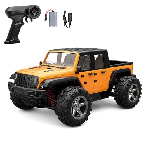 TOUCAN RC HOBBY 1/20 RC Hochgeschwindigkeits-Pickup-Truck C8819 4WD 2,4G Fernbedienung Geländewagen Heberad LED-Leuchten Motor Betriebsbereites Auto Outdoor von TOUCAN RC HOBBY