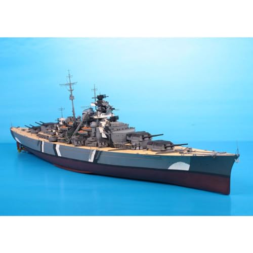 TOUCAN RC HOBBY 1/200 03702 Kriegsschiff Deutsches KM Bismarck Schlachtschiff Statisches Modell von TOUCAN RC HOBBY