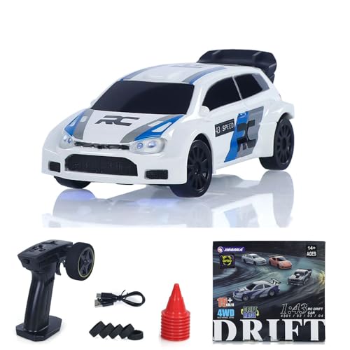 TOUCAN RC HOBBY 1/43 2,4 GHz Mini-Fernbedienung Drift-Rennwagen High Speed 4WD Mini-Auto Licht Gyroskop Geeignet für besondere Geschenke Deutschland auf Lager von TOUCAN RC HOBBY