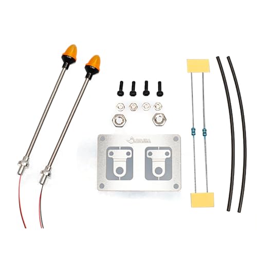 TOUCAN RC HOBBY 1 Paar LED-Kunststoff markierung licht Seiten warnlampe 2,2 V-3V für DIY1:14 RC Traktor LKW Modell Planierraupe Dumper Auto RC Teile von TOUCAN RC HOBBY