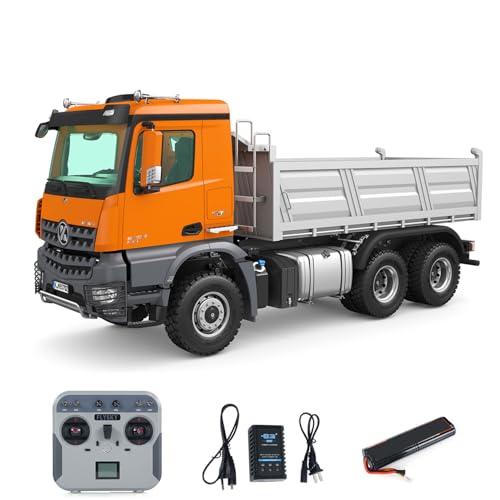 TOUCAN RC HOBBY 1:14 2,4G Fernbedienung Elektrischer Hebe-Dumper 5702 Modell 6x6 Tipper Fahrzeug 2-Gang-Schalllichtmotor RTR Auto Geschenke Erwachsene Hobby Modell TOUCAN RC HOBBY 1:14 2,4G Fernbedienung Elektrischer Hebe-Dumper 5702 Modell 6x6 Tipper Fahrzeug 2-Gang-Schalllichtmotor RTR Auto Geschenke Erwachsene Hobby Modell von TOUCAN RC HOBBY