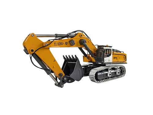 TOUCAN RC HOBBY 1:50 RC-Bagger K970 Baumaschine Fernsteuerung Elektrischer Hebebagger Metallschaufel Ketten Licht Sound RTR Akku TOUCAN RC HOBBY 1:50 RC-Bagger K970 Baumaschine Fernsteuerung Elektrischer Hebebagger Metallschaufel Ketten Licht Sound RTR Akku von TOUCAN RC HOBBY