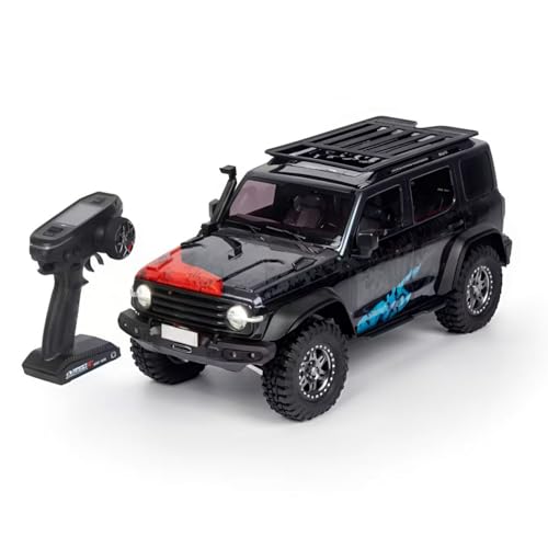 TOUCAN RC HOBBY 1:8 RC Geländewagen Panzer 300 CMED Typ Elektro Klettern Auto Crawler Modell Vierradantrieb Achssperre 2-Gang-Getriebe Licht für Erwachsene von TOUCAN RC HOBBY