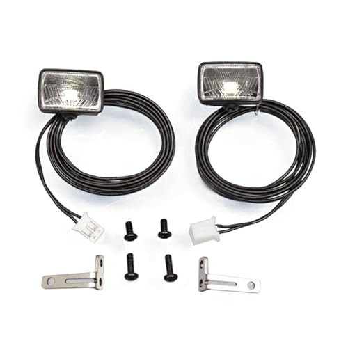 TOUCAN RC HOBBY 2,2 V-3V LED-Scheinwerfer Lampe aus Kunststoff für DIY1:14 RC Traktor-LKW-Raupen-Offroad-Autobagger-Lader Dozer LKW-Modell RC-Teile von TOUCAN RC HOBBY