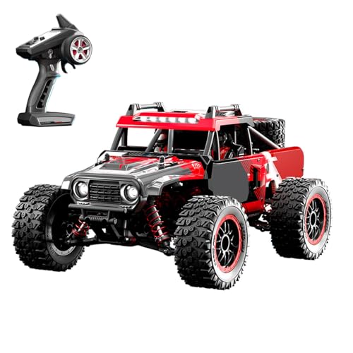 TOUCAN RC HOBBY 2,4 GHz RC 48 km/h Hochgeschwindigkeits-Geländewagen 1/14 4WD Ferngesteuertes Auto C8805 Kohlebürstenmotor Wasserdichter ESC Betriebsbereit im Freien von TOUCAN RC HOBBY