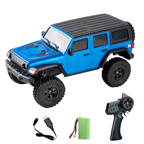 TOUCAN RC HOBBY 2,4G Funkfernsteuerung 4 * 4 Rock Crawler Auto RC Simulation Geländewagen C8801 RTR Kletterauto Bürstenmotor Batterie LED-Leuchten Outdoor von TOUCAN RC HOBBY
