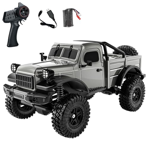 TOUCAN RC HOBBY 2,4G Funkgesteuerter Pickup Truck 1:18 4WD RC Geländewagen C8813 Simulation Rock Crawler Auto RTR Bürstenmotor ESC Batterie Outdoor TOUCAN RC HOBBY 2,4G Funkgesteuerter Pickup Truck 1:18 4WD RC Geländewagen C8813 Simulation Rock Crawler Auto RTR Bürstenmotor ESC Batterie Outdoor von TOUCAN RC HOBBY