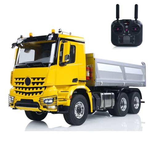 TOUCAN RC HOBBY 2-Gang-Metall 6x6 Fahrgestell 1/14 RC Hydraulischer Kipper 3348 Funk gesteuerter Kipper Differential achsen schall HotRC Radio von TOUCAN RC HOBBY