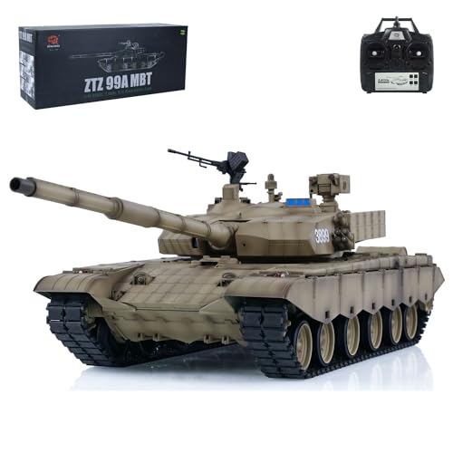 TOUCAN RC HOBBY 2.4G Henglong 1/16 Gelb 7.0 Kunststoff Ver Chinese 99A RTR RC Panzer Modell 3899A von TOUCAN RC HOBBY