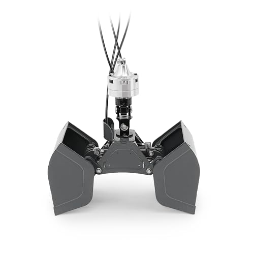 TOUCAN RC HOBBY 270° drehbarer LESU-Metall-Greifereimer für DIY 1/14 RC-Hydraulikkran eines ferngesteuerten Bagger-Kippers von TOUCAN RC HOBBY