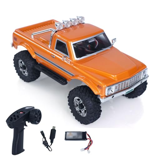 TOUCAN RC HOBBY 4 x 4 CR18P 1810504 Hobby Plus 1/18 RC Rock Crawler Convoy EVO V2 2 Speed Electric Mini Radio Controlled Off Road Car Servo On Axle for Adult von TOUCAN RC HOBBY