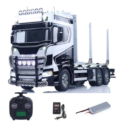 TOUCAN RC HOBBY 6x4 1/14 RC Holztransporter SC770S 56360 Ferngesteuertes LKW Auto RTR 3-Gang Fahrzeuge Rauch Licht Sound ST8 Radio Batterie Outdoor TOUCAN RC HOBBY 6x4 1/14 RC Holztransporter SC770S 56360 Ferngesteuertes LKW Auto RTR 3-Gang Fahrzeuge Rauch Licht Sound ST8 Radio Batterie Outdoor von TOUCAN RC HOBBY