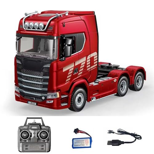 TOUCAN RC HOBBY 770S Kunststoff 1/18 RC Traktor LKW Spielzeug fertig Modell RTR 7,4 V Batterie Radio 19CH Licht Soundeffekte Fernbedienung LKW-Auto TOUCAN RC HOBBY 770S Kunststoff 1/18 RC Traktor LKW Spielzeug fertig Modell RTR 7,4 V Batterie Radio 19CH Licht Soundeffekte Fernbedienung LKW-Auto von TOUCAN RC HOBBY