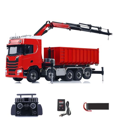 TOUCAN RC HOBBY 770S Metall Hydraulisch RC Dumper 1:14 10x10 Fernbedienung Full Muldenkipper Kran von TOUCAN RC HOBBY