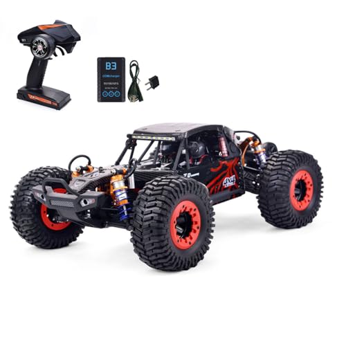 TOUCAN RC HOBBY Alu-Chassis Racing 1/10 DBX 103 AWD Ferngesteuertes Geländeauto Wheelie-Bar-Version Metallgetriebe Interner Überrollkäfig RTR TOUCAN RC HOBBY Alu-Chassis Racing 1/10 DBX 103 AWD Ferngesteuertes Geländeauto Wheelie-Bar-Version Metallgetriebe Interner Überrollkäfig RTR von TOUCAN RC HOBBY