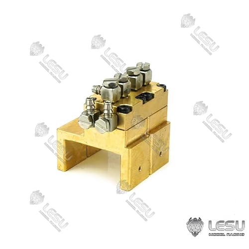 TOUCAN RC HOBBY Brass 1CH LESU Hydraulic Reversing Valve RC 1/14 Scale Excavator Dumper Truck von TOUCAN RC HOBBY