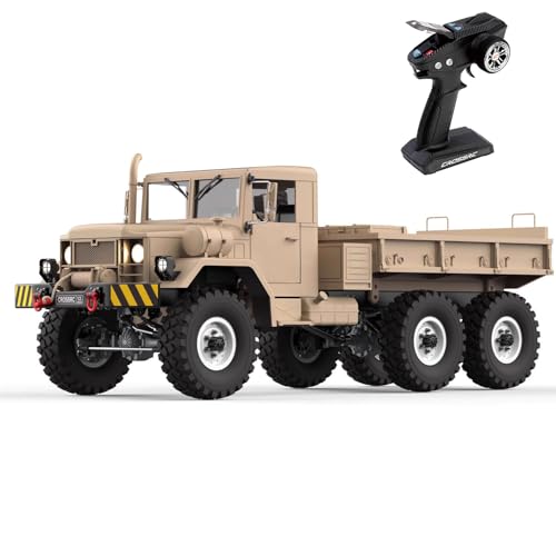 TOUCAN RC HOBBY CROSSRC 1/12 M35 RC Militär-LKW HC6 6X6 Ferngesteuertes Geländeauto 2-Gang-Getriebe ESC-Motor Servo Metallachse für Hobby TOUCAN RC HOBBY CROSSRC 1/12 M35 RC Militär-LKW HC6 6X6 Ferngesteuertes Geländeauto 2-Gang-Getriebe ESC-Motor Servo Metallachse für Hobby von TOUCAN RC HOBBY