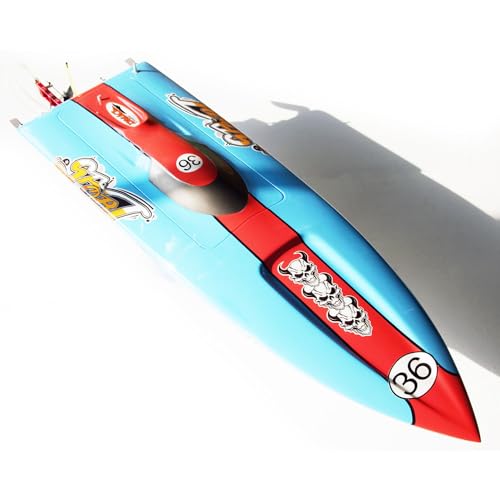TOUCAN RC HOBBY E36 75 km/h Hochgeschwindigkeits-RC-Rennboote Fiberglas-Fernbedienungsschiffsmodelle für besondere Geschenke von TOUCAN RC HOBBY