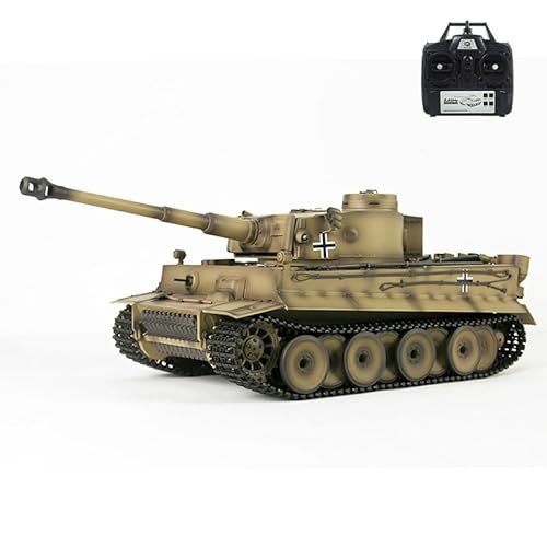 TOUCAN RC HOBBY HengLong 1/16 3818 Tiger 1 Vollmetall Chassis Kunststoff Rumpf RTR RC Panzer Y für 14 Jahre von TOUCAN RC HOBBY