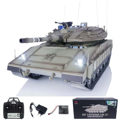 TOUCAN RC HOBBY HengLong 1/16 Militär RC Kampfpanzer IDF Merkava MK IV Vollmetall Chassis 3958 von TOUCAN RC HOBBY