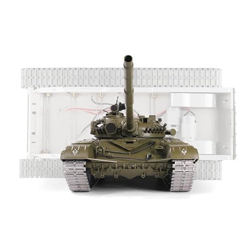 TOUCAN RC HOBBY Henglong 1/16 T72 Tank 3939 Metall-Fahrgestell-Spuren Rad 360 ° Revolver BB Infrarot von TOUCAN RC HOBBY