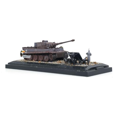 TOUCAN RC HOBBY Henglong Static Tank Germany Tiger 1 3818 Painted Tank Weathered Effect 1/72 for 14 yr von TOUCAN RC HOBBY