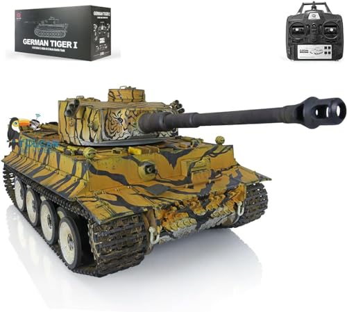 TOUCAN RC HOBBY Henglong Tiger I RC Panzer 1/16 7.0 Kunststoff 3818 Kundenspezifische Farbe RC Spielzeug Modelle von TOUCAN RC HOBBY
