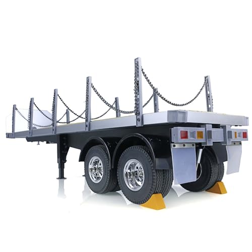 TOUCAN RC HOBBY Hercules 1/14 2-Achsen RC Traktor Pritschenauflieger LKW für DIY-Modell Outdoor-Enthusiasten Modell von TOUCAN RC HOBBY